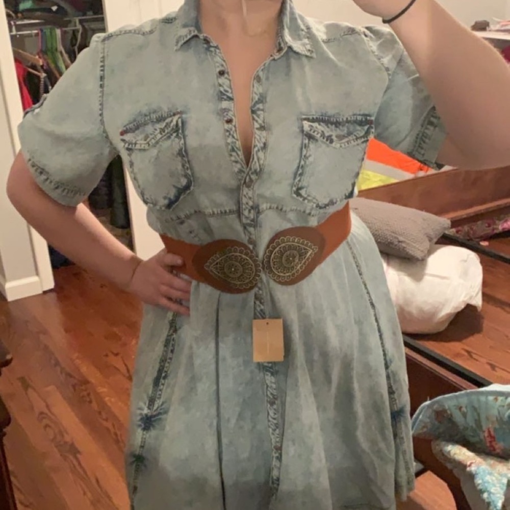 Denim dress